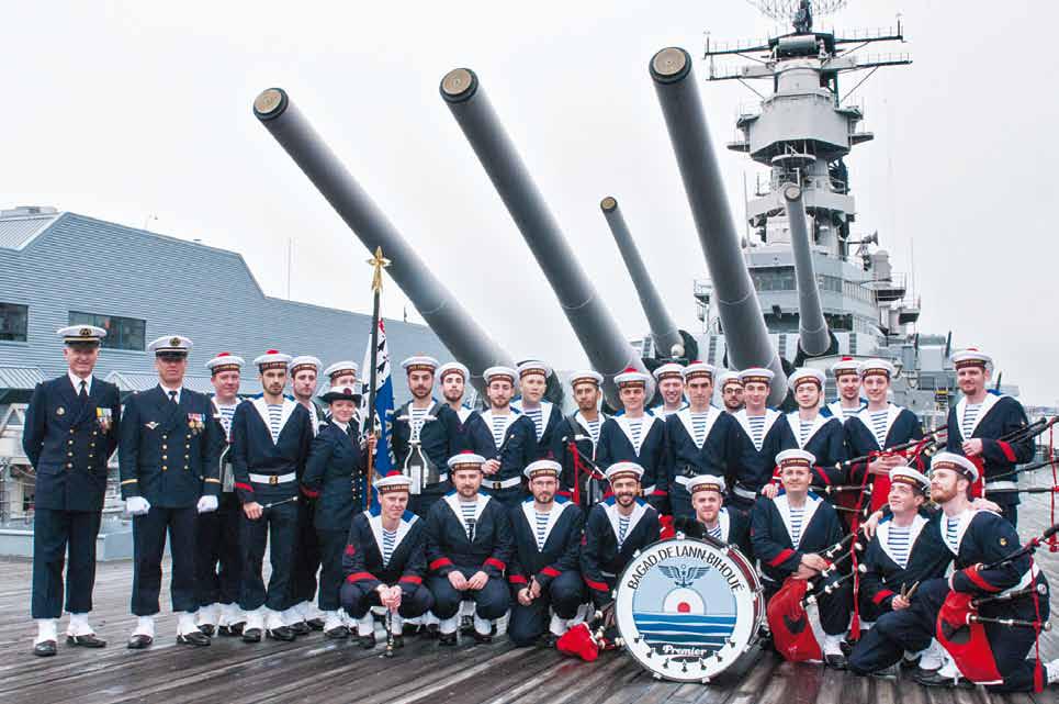 Deux concerts à Tours en avril pour le Bagad de Lann-Bihoué