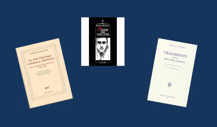 Élyane Dezon-Jones en correspondance au château de Beaumont-la-Ronce