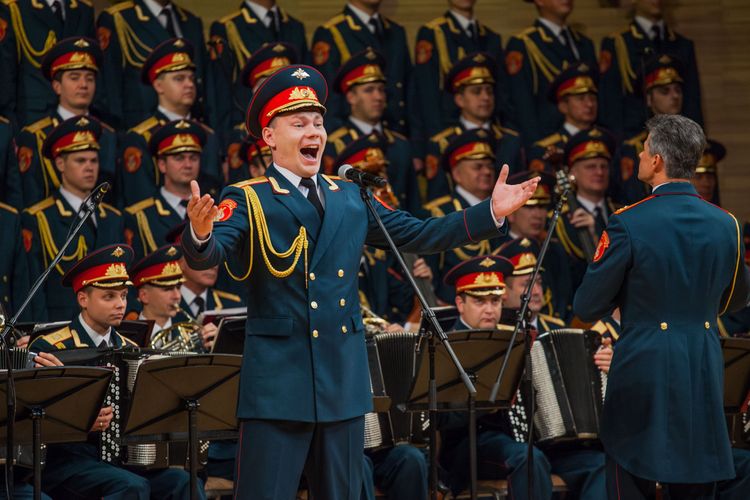 Les Choeurs de l'Armée Rouge à Tours