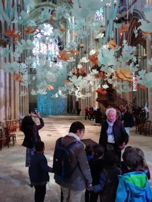 Marcoville expose à l'église Saint Julien de Tours (Photo EdP)