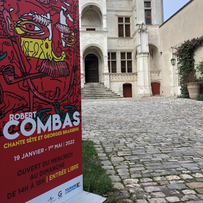 Robert Combas chante Sète et Brassens à Tours (Photo Combas)