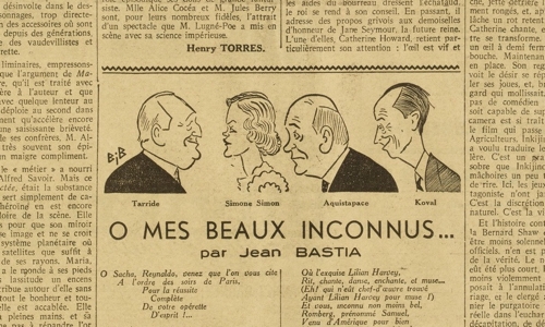 Ô mon bel inconnu à l'Opéra de Tours.
