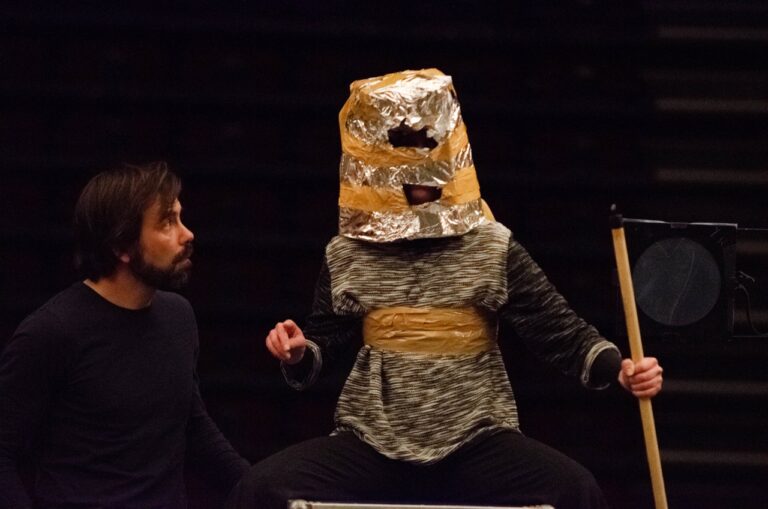 Don Quichotte, adapté par la Compagnie Sept-Épées à la Grange-Théâtre de Vaugarni (Photo Compagnie Sept-Épées)