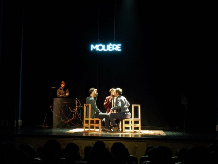 Le M.O.L.I.E.R.E de la Compagnie Grand Tigre à l'Escale de Saint-Cyr-sur-Loire.