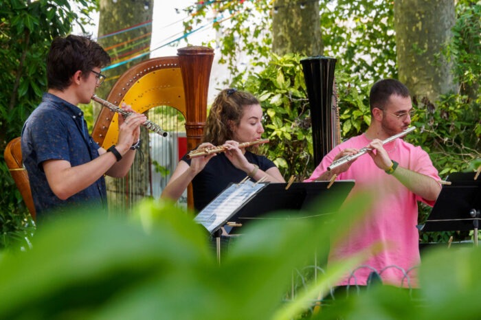 L'OJC (Orchestre des jeunes du Centre) au plessis de La Riche pour le festival Ô les Beaux Jours. (Photo OJC)
