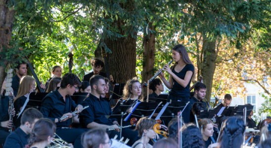 L'OJC (Orchestre des jeunes du Centre) au plessis de La Riche pour le festival Ô les Beaux Jours. (Photo OJC)